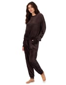 Dresowy luxe plush & jogger lounge set - 3