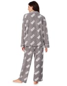 Piżama stretch fleece folded notch & pant sleep set DKNY - 5