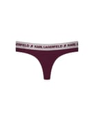 Stringi metallic logo thong - 0