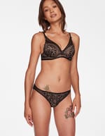 SLIP TARAH Schwarz-und-gold