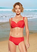 Dół od bikini Alcudia czerwony