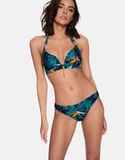 Dół od bikini Fuerta ciemno-zielony