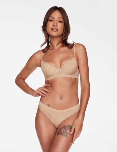 Push-up bra Tess – gold