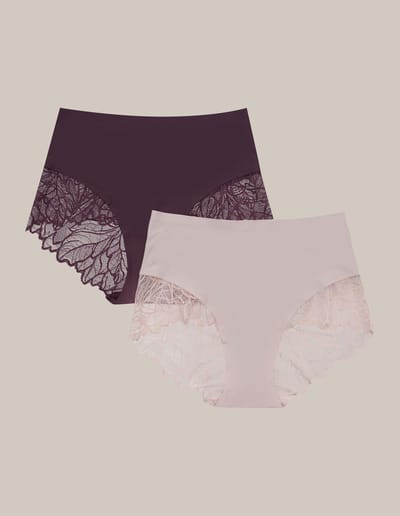 High-waisted panties Pansy Multi