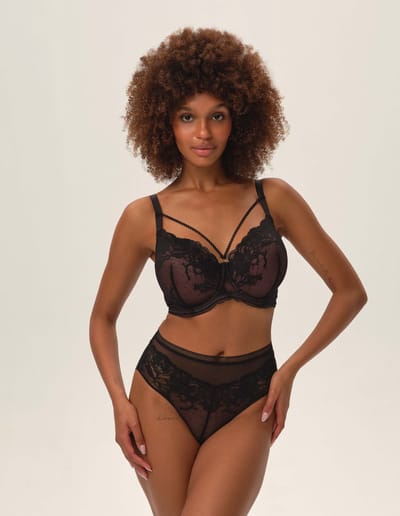 High-waisted panties Intonation Black