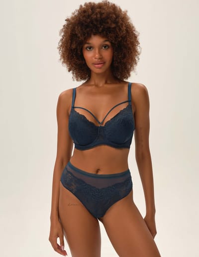 High-waisted panties Intonation Blue