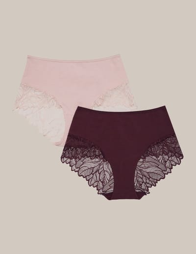 High-waisted panties Pinky Multi