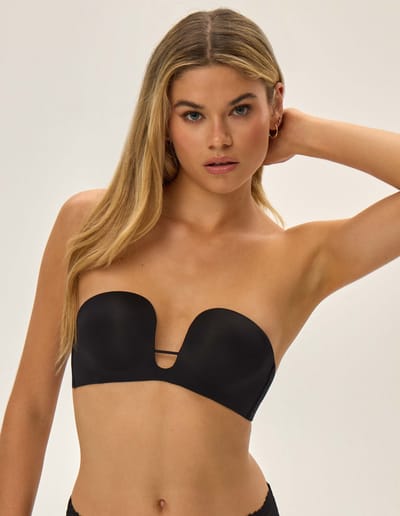 Biustonosz push-up Novelty czarny