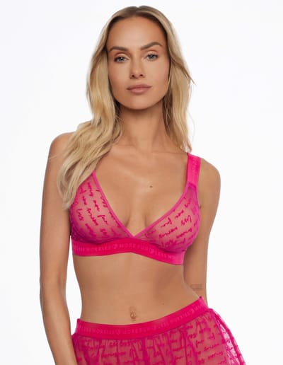 Triangle bra Naomy pink