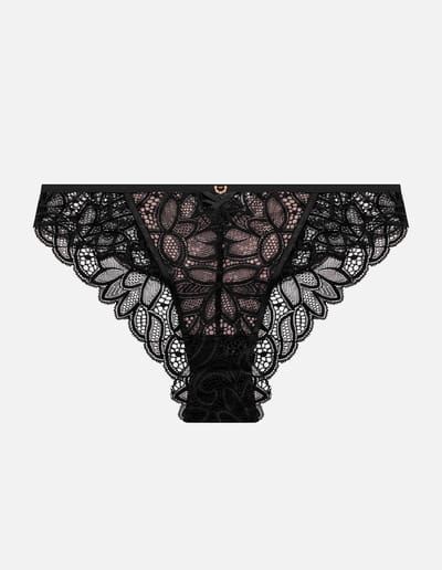 Panties Talisha – black and gold
