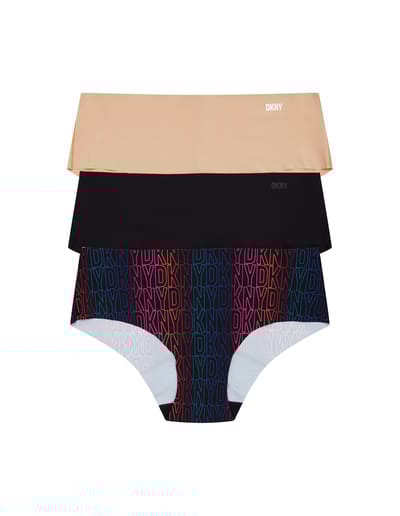 Majtki cut anywhere (trzypak) DKNY