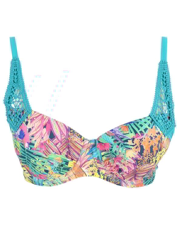 Góra od bikini Korsyka niebieski
