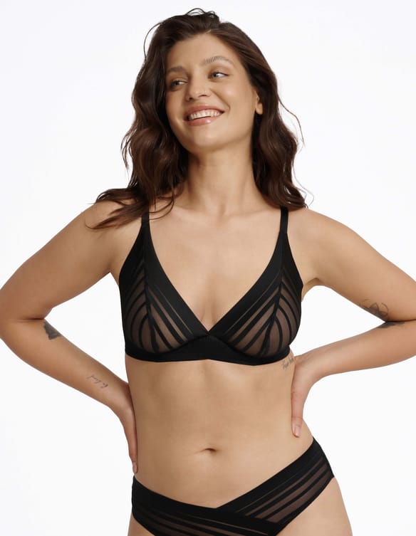 Soft bra Iga Black