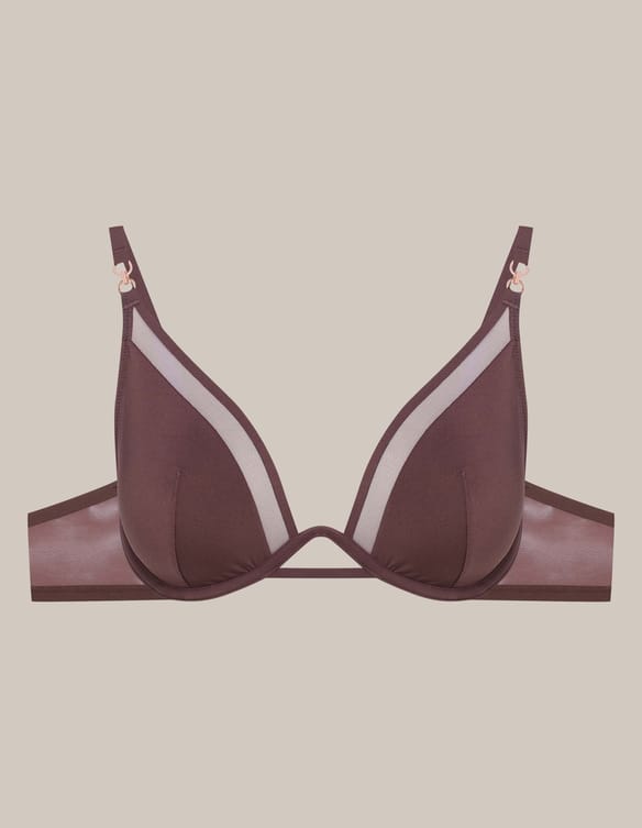 Soft bra Ova brown