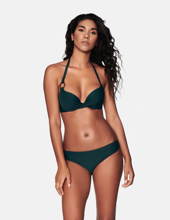 Dół od bikini Bermudes ciemno-zielony