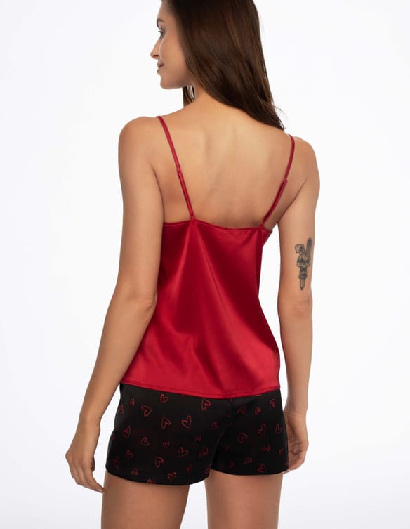 Piżama Modern czerwony