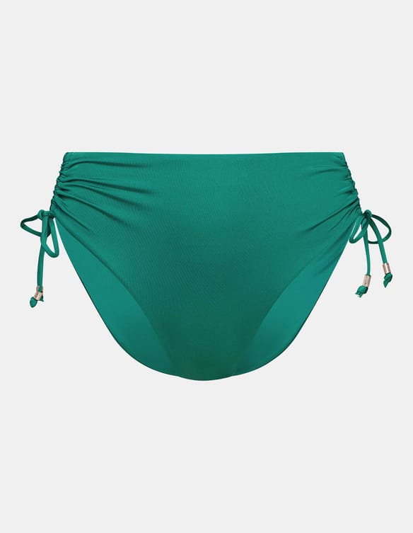 High-waisted bikini bottoms  Deliciosa Green