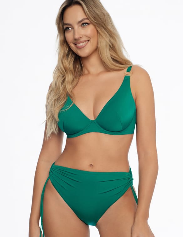 Soft bikini top Deliciosa Green