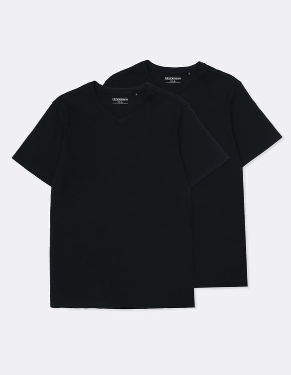 Koszulka Actual 2-pak czarny
