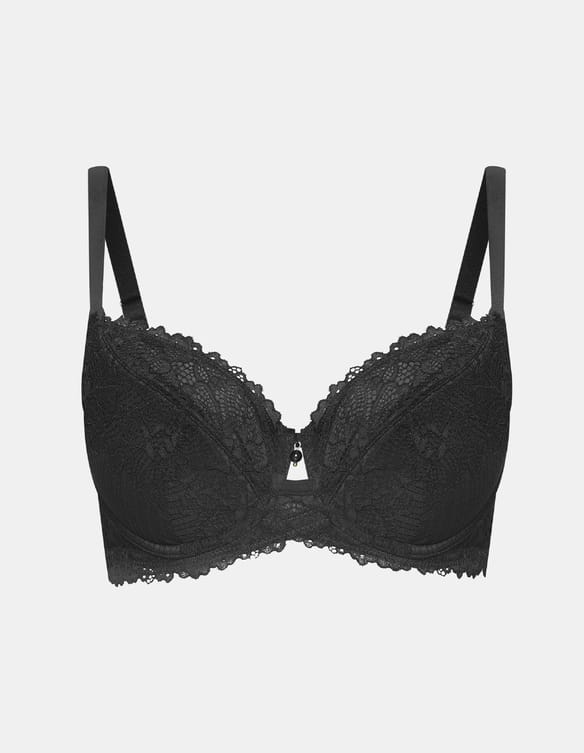 Biustonosz półusztywniany Tsuna czarny ESOTIQ