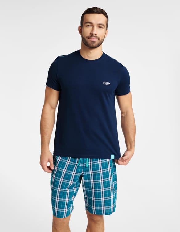 Pyjama Weston Navy-Blau