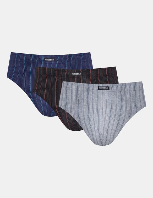 Slipy Classic 3-pak czarny