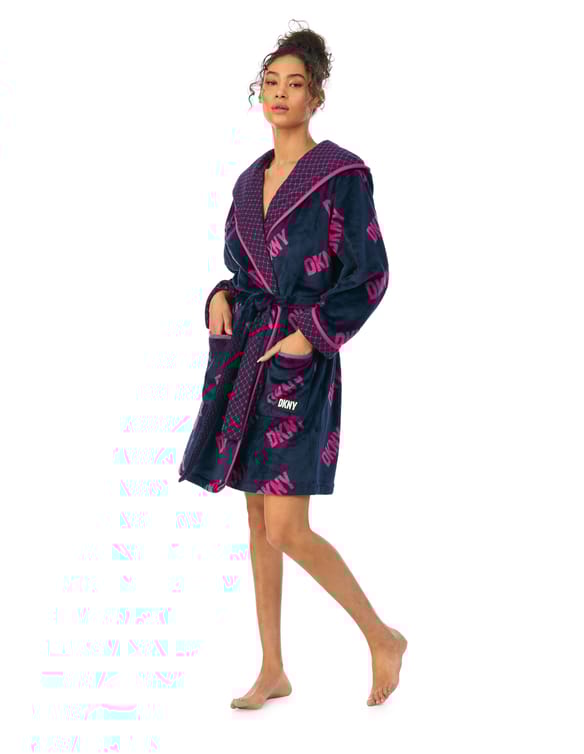 Szlafrok chenille DKNY