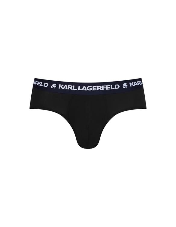 Slipy logo brief multiband Karl Lagerfeld (trzypak) czarny