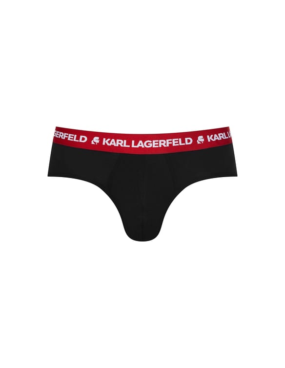 Slipy logo brief multiband Karl Lagerfeld (trzypak) czarny