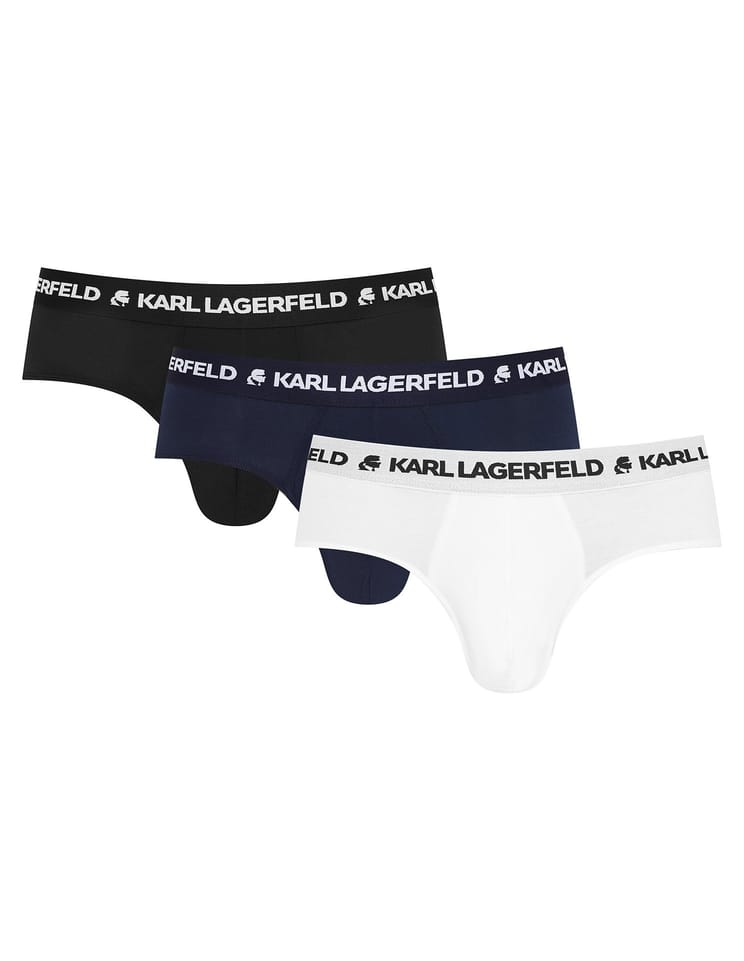 Slipy logo briefs Karl Lagerfeld (trzypak) - 0