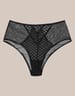 High-waisted panties Ohara - Black