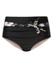 High waisted Bikini bottom Cherrissimo - Black
