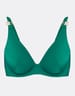 Soft bikini top Deliciosa - Green