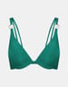 Padded bikini top Deliciosa - Green