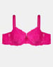 Semi-padded bra Lynn - pink