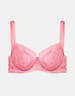 Semi-padded bra Kenlee - pink