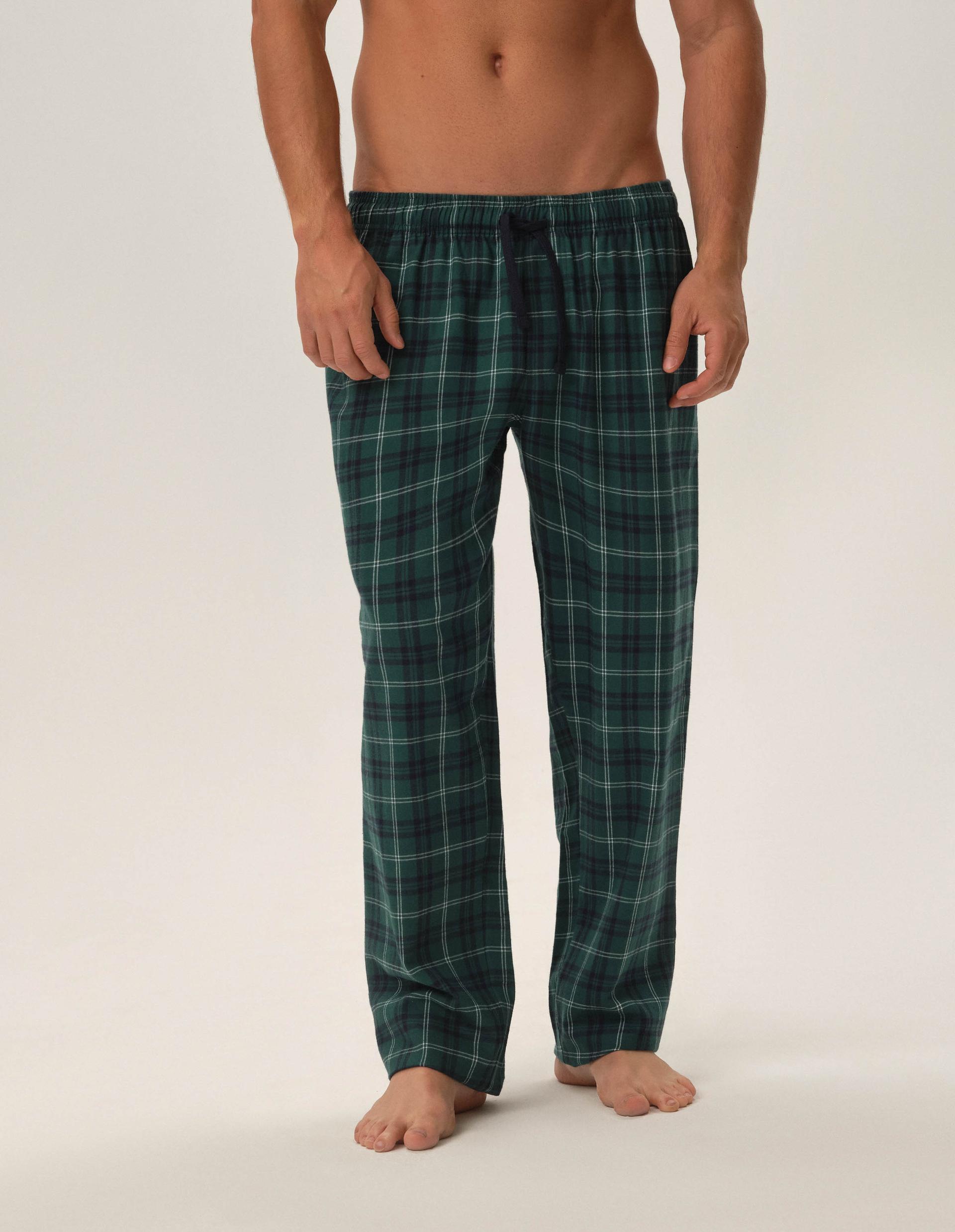 Flannel pants Herb Green 2