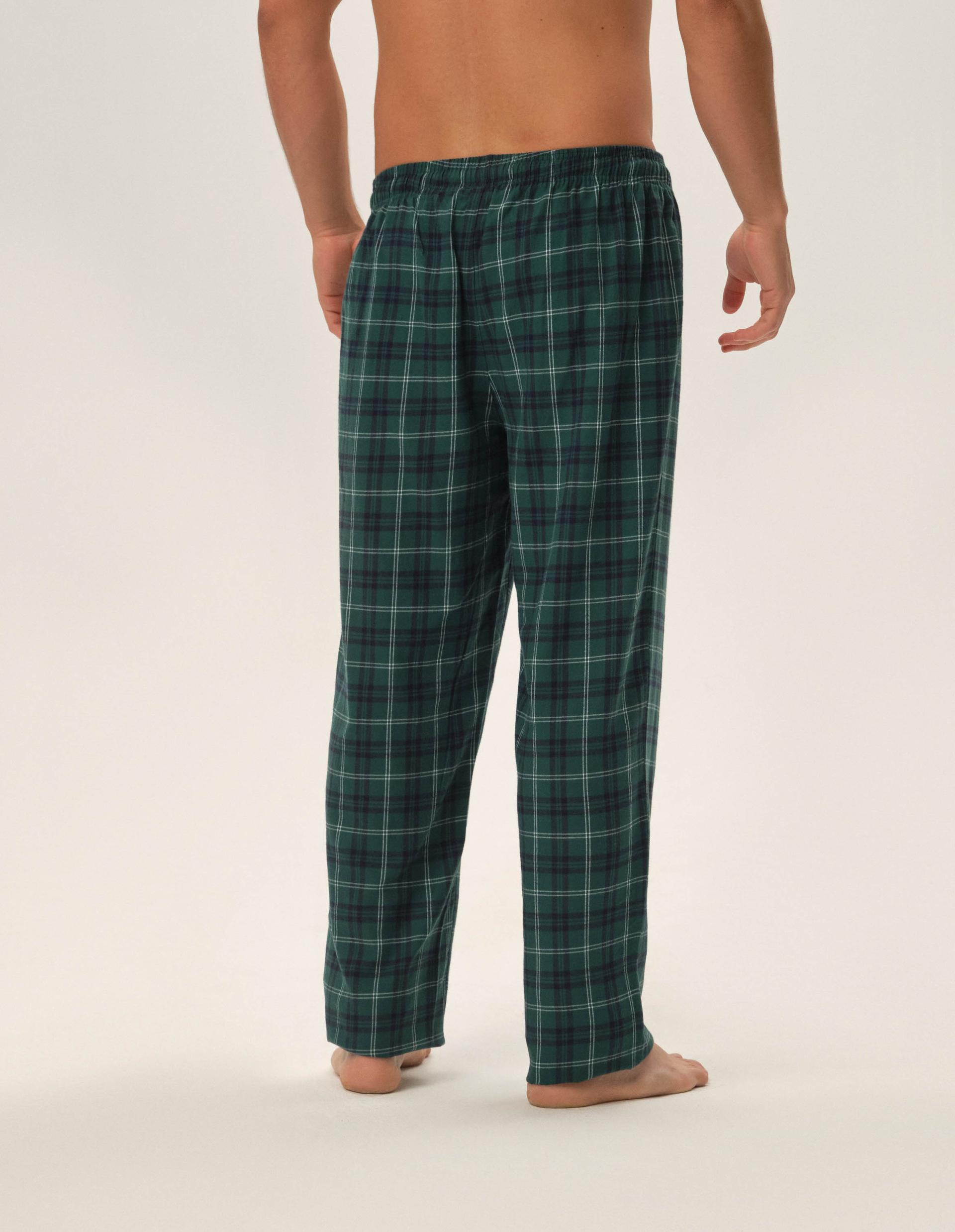 Flannel pants Herb Green 4