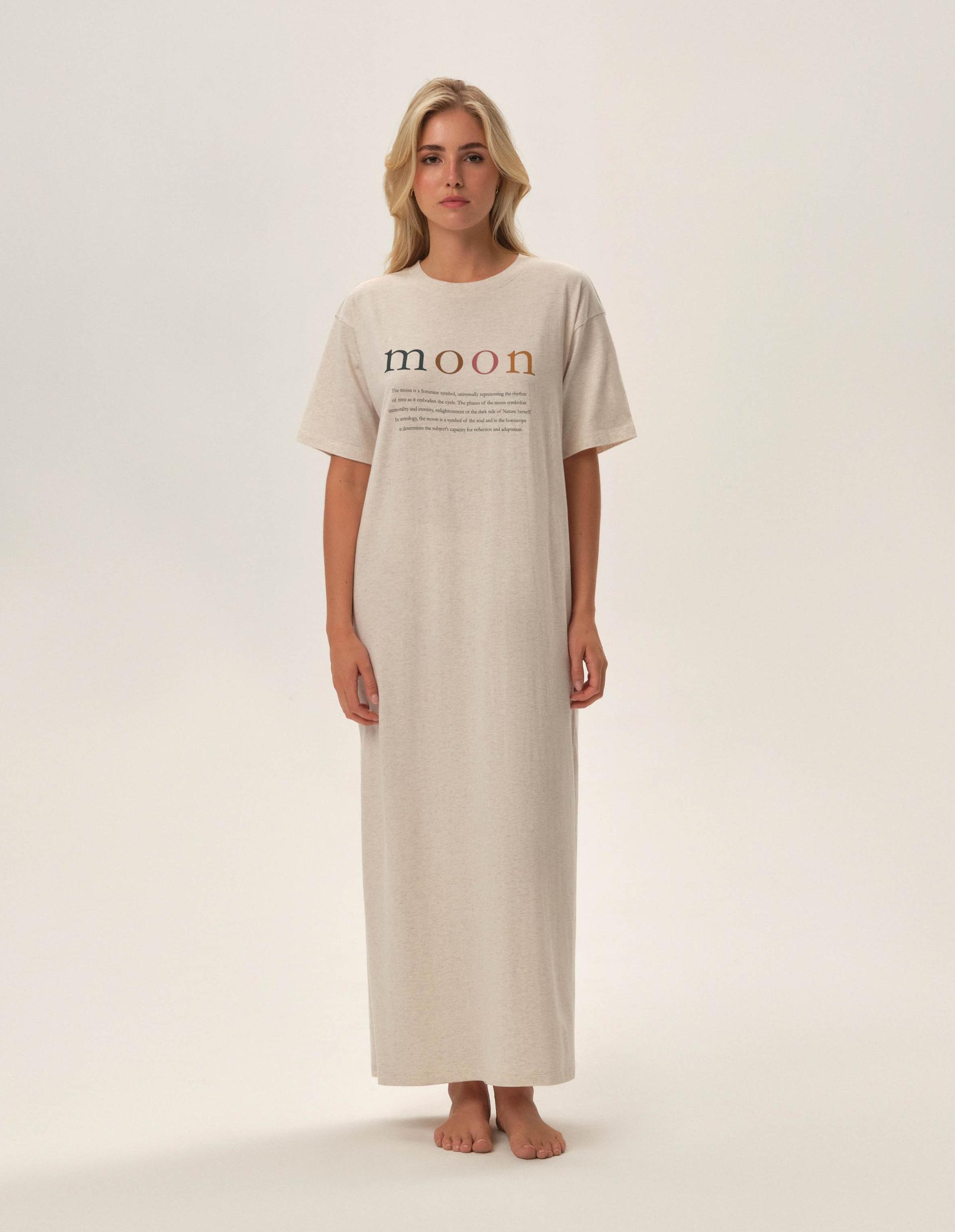 Sukienka maxi Fune Beige 1