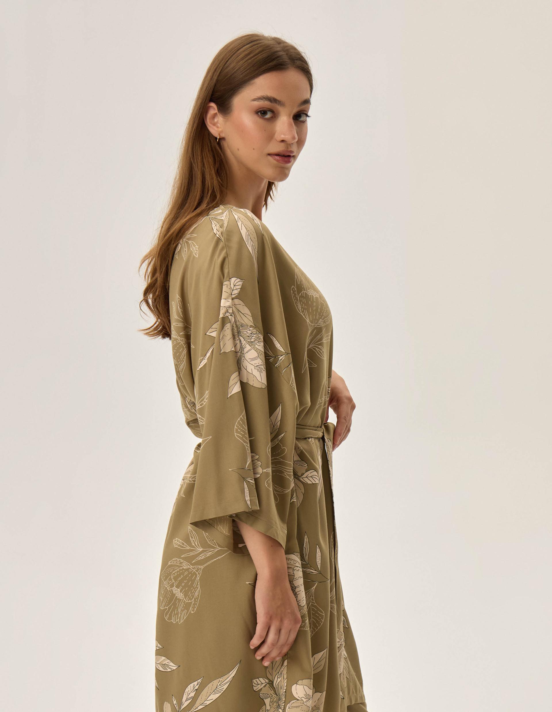 Szlafrok Fleur Green 5