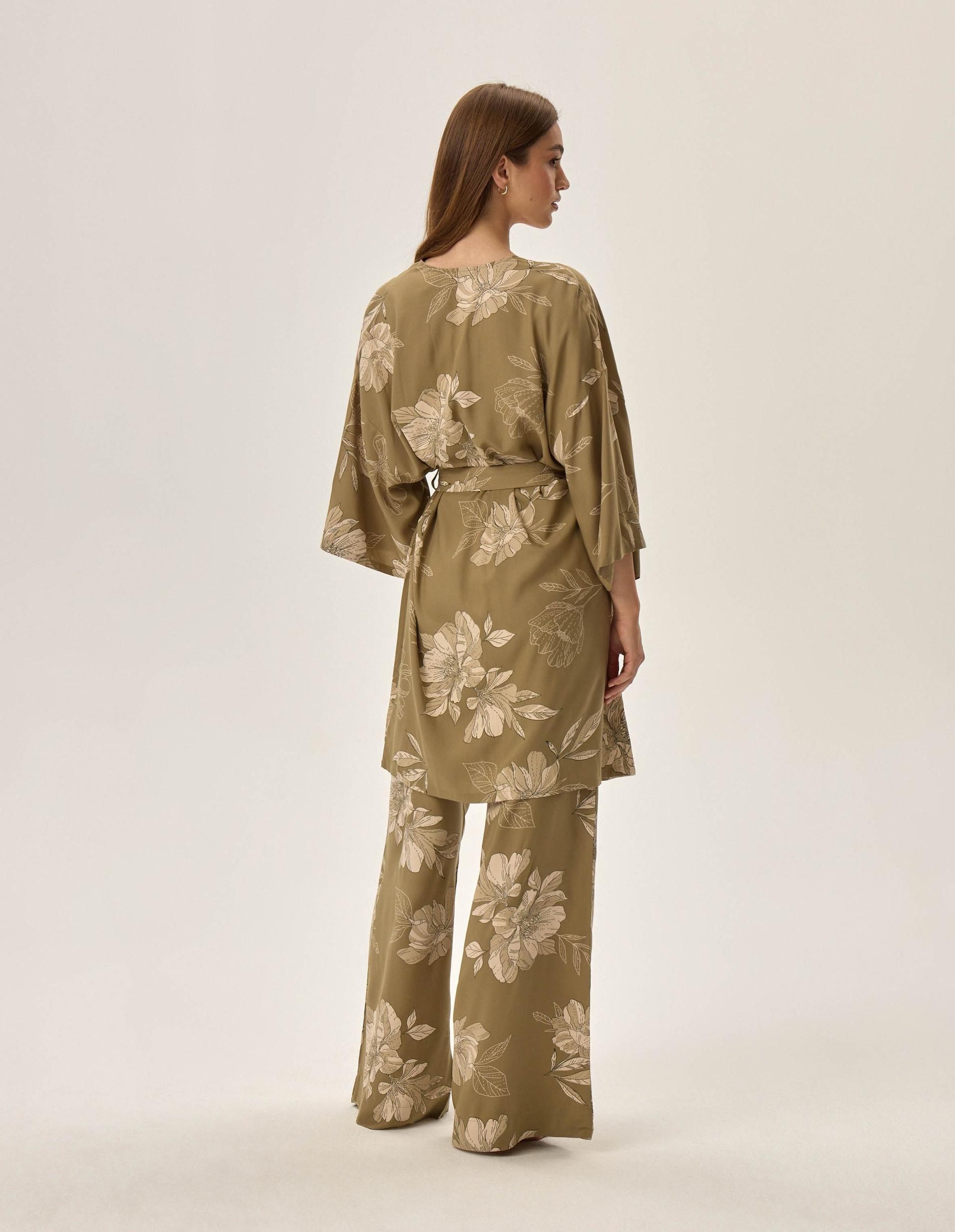 Szlafrok Fleur Green 6