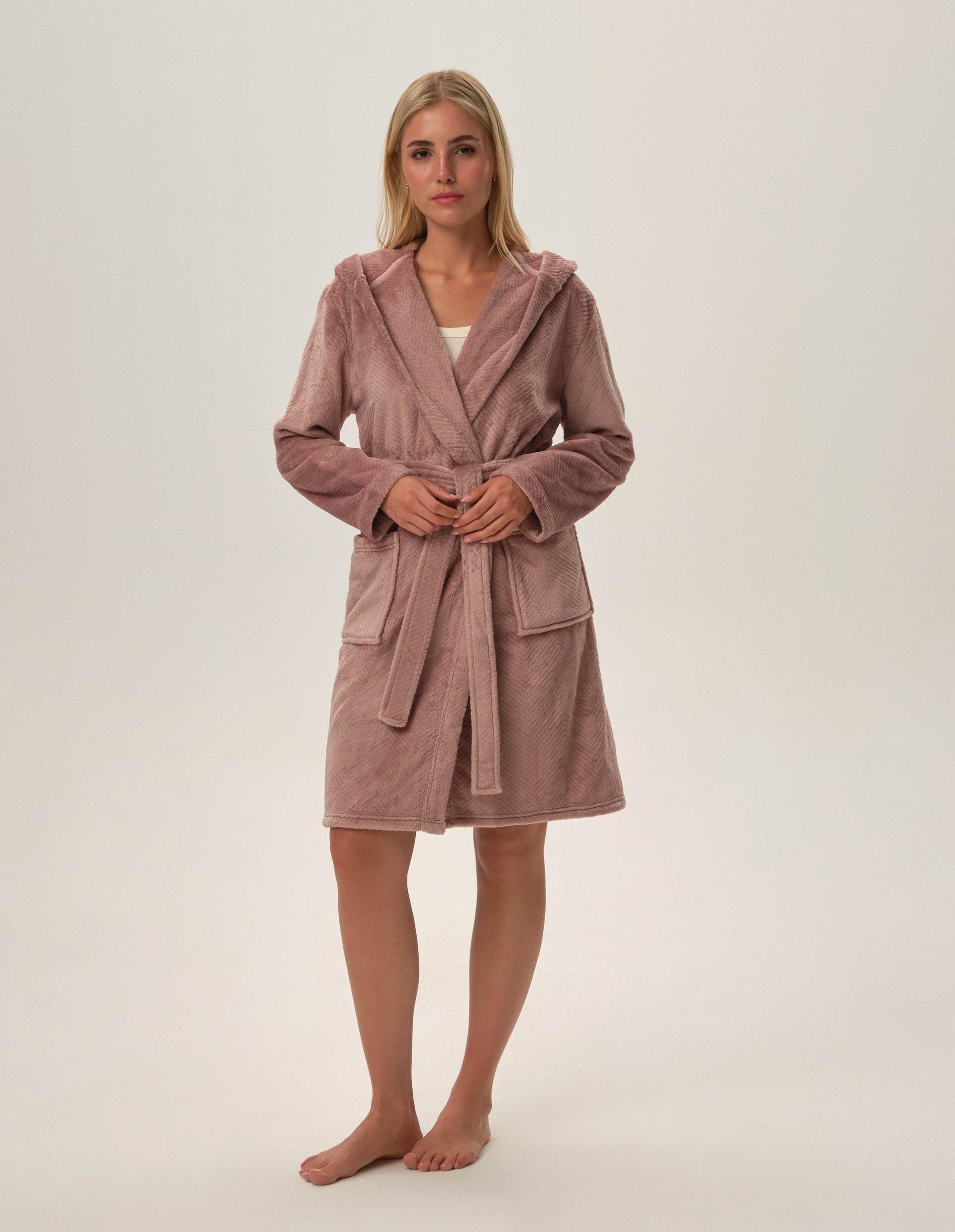Szlafrok Frankie pink 1