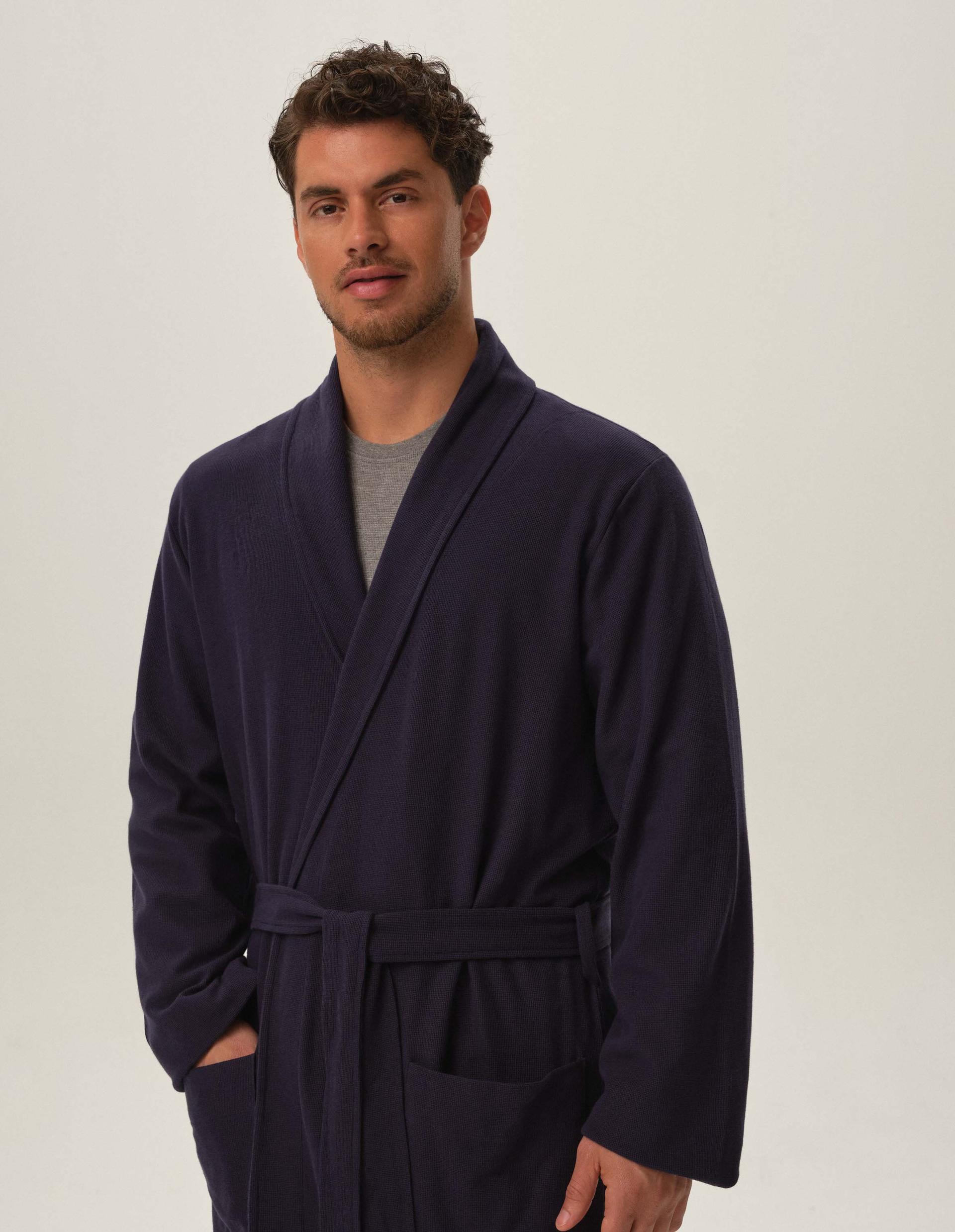 Bathrobe Home navy 2