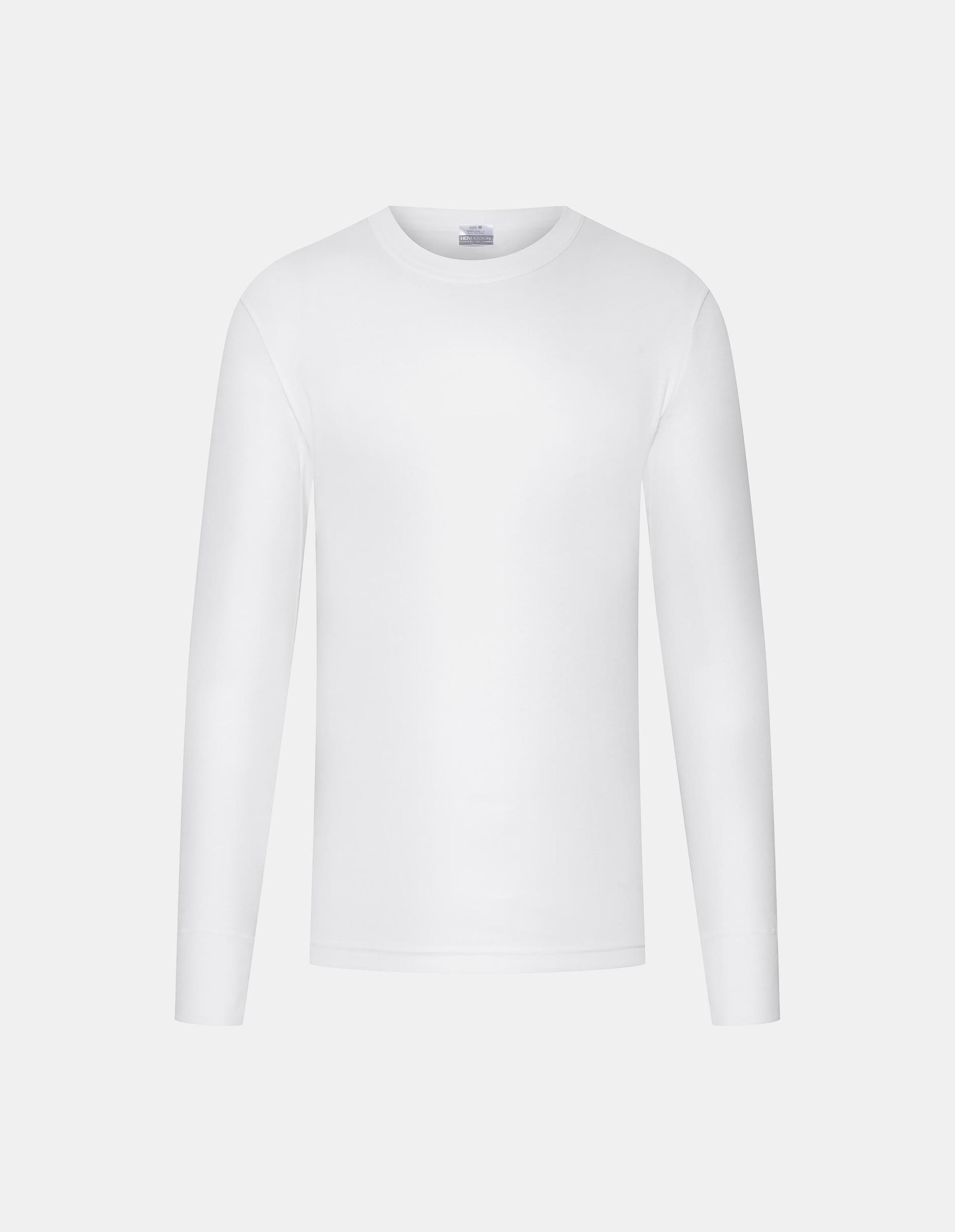 Cotton long-sleeved T-shirt