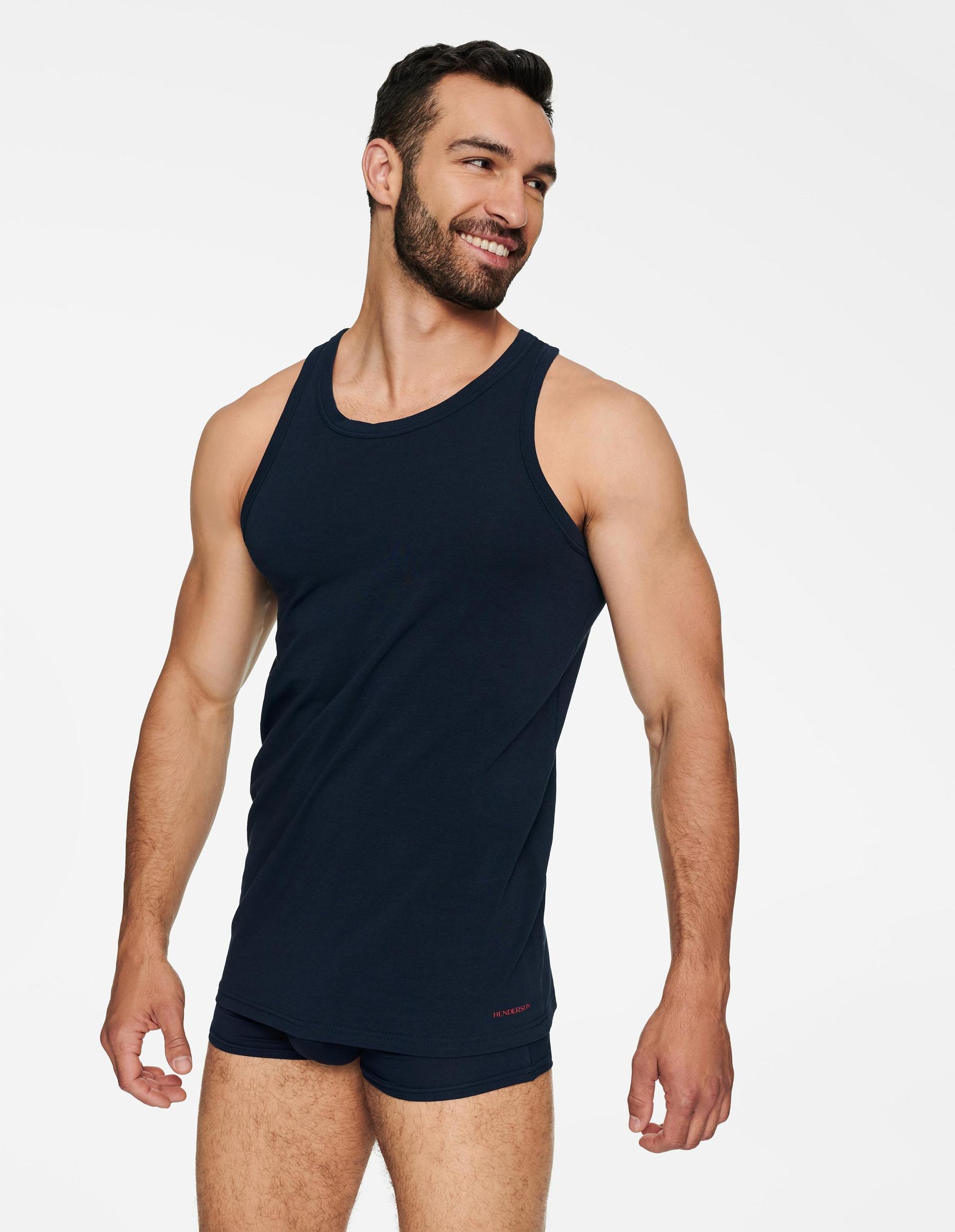 Undershirt Brass navy 2