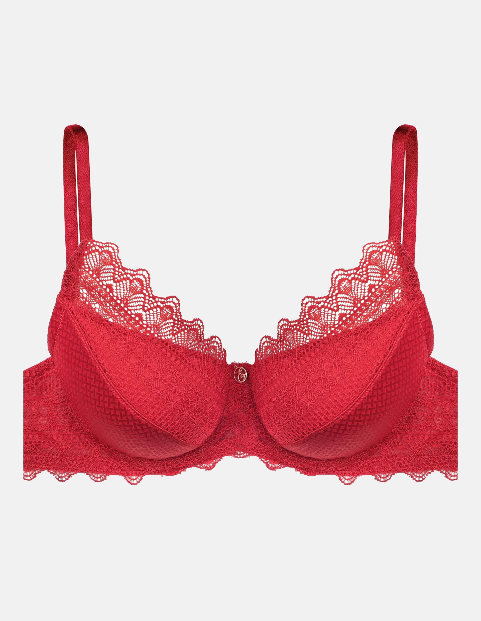 Push-up bra Hudson Red 6