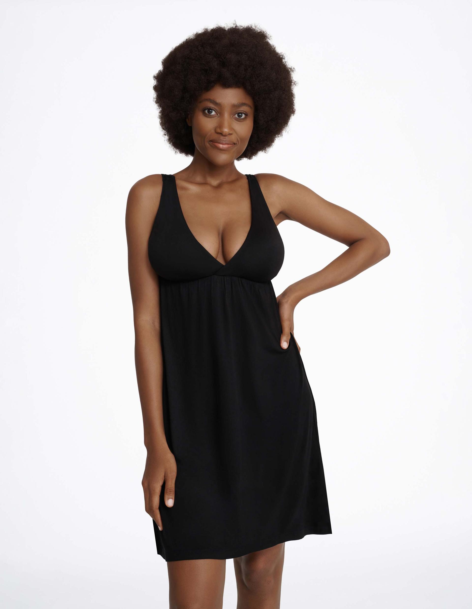 Nightdress Letter Black 6