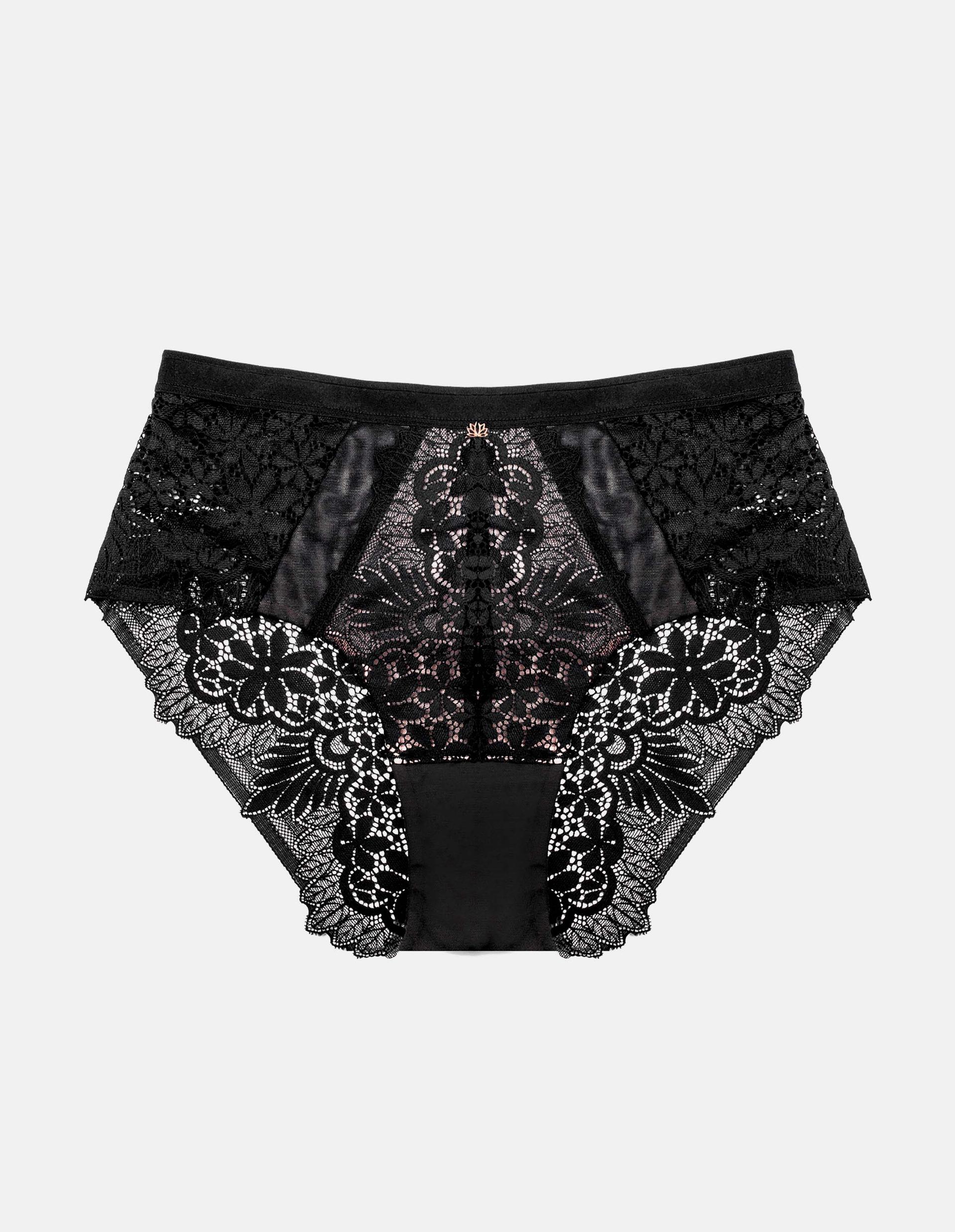 High-waisted briefs Ilusion Black 6