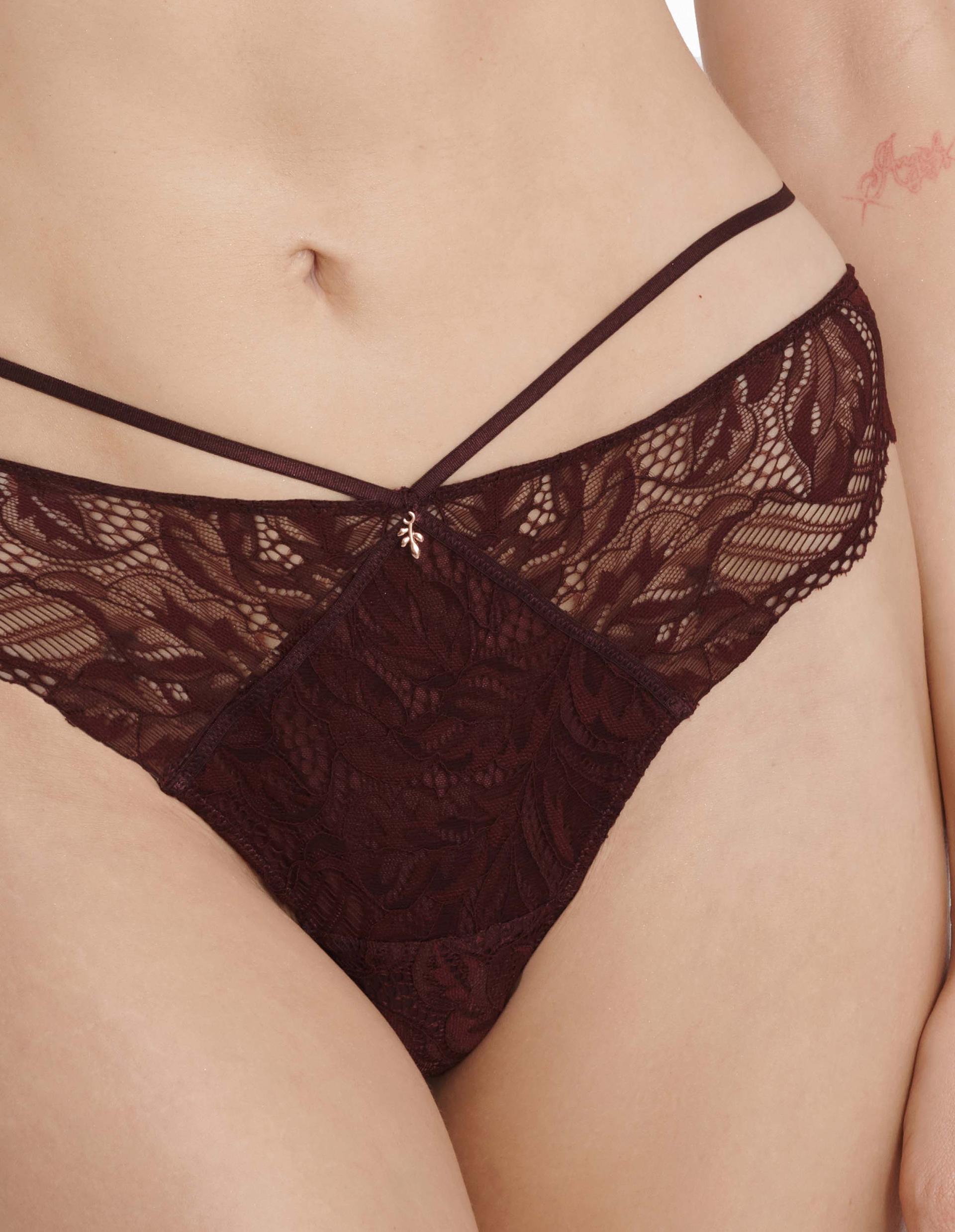 Thongs Insoley maroon 3