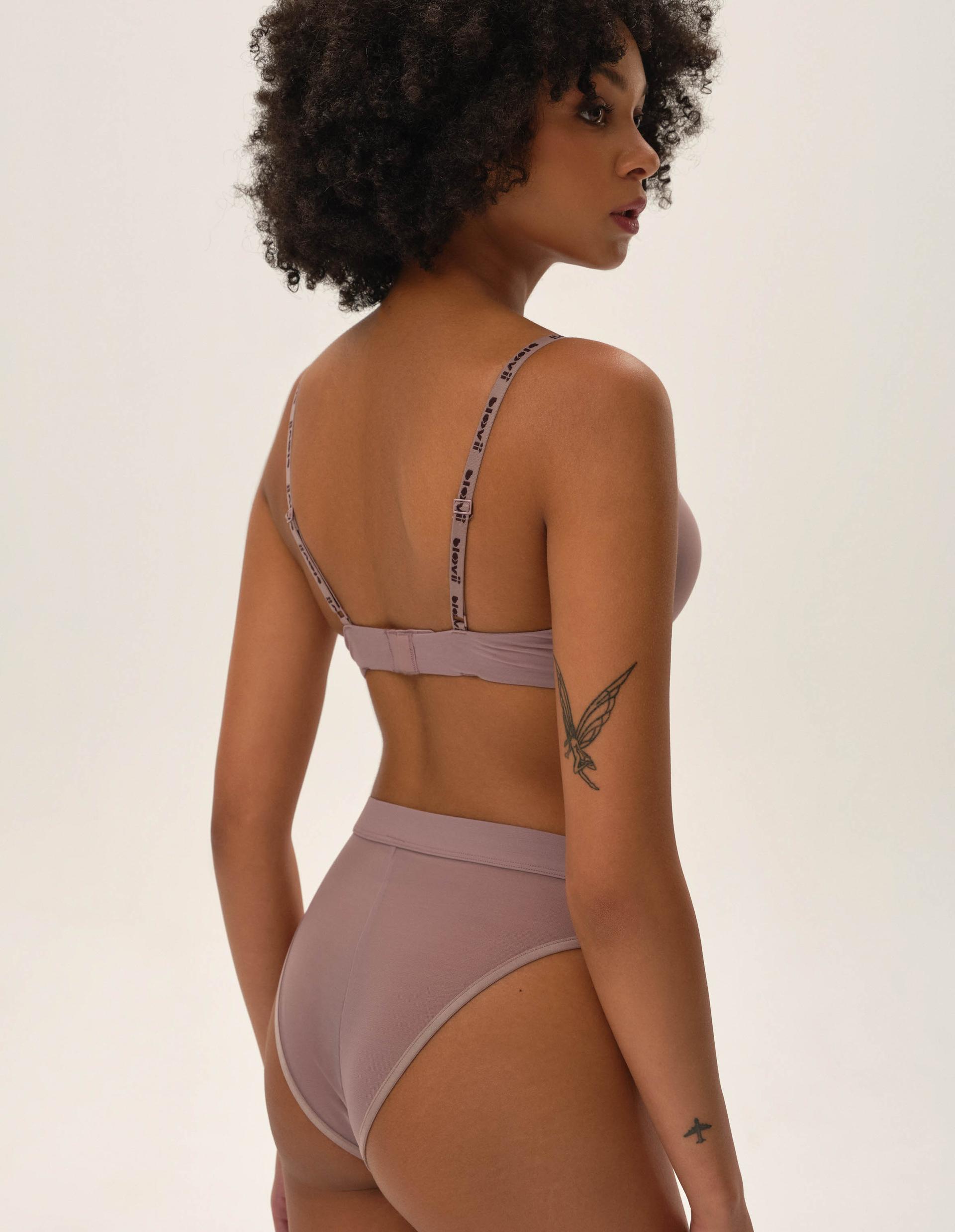 High-waisted panties Bloovii Oui brown 3